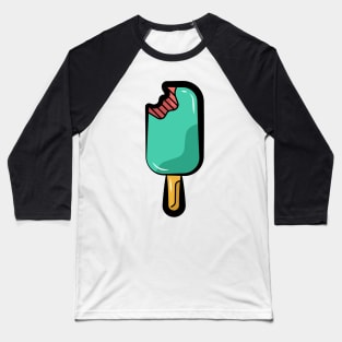 Bitten-off Popsicle Baseball T-Shirt